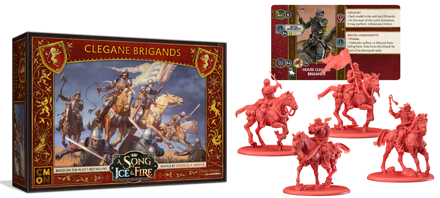 A Song of Ice and Fire : Tabletop Miniatures Game - House Clegane Brigands